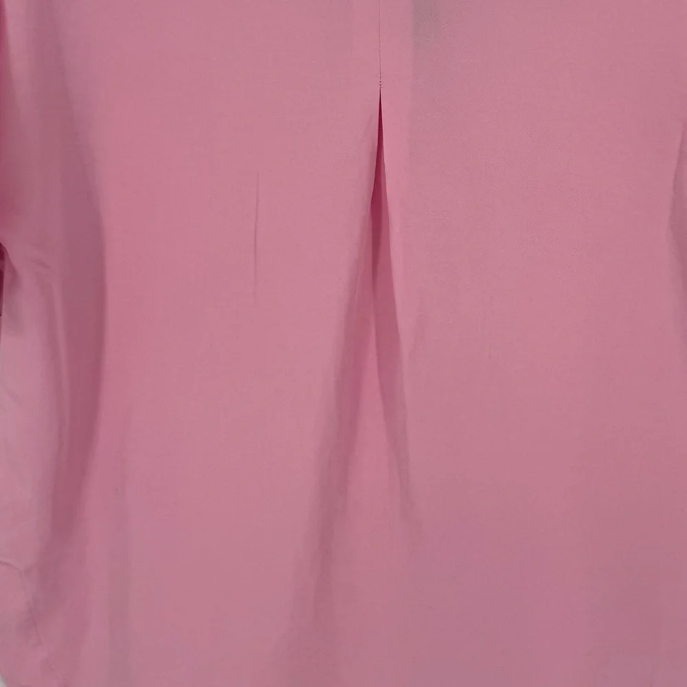 Blu Pepper Women's Pink Button Down Shirt Oversized Size Small NWT Barbiecore